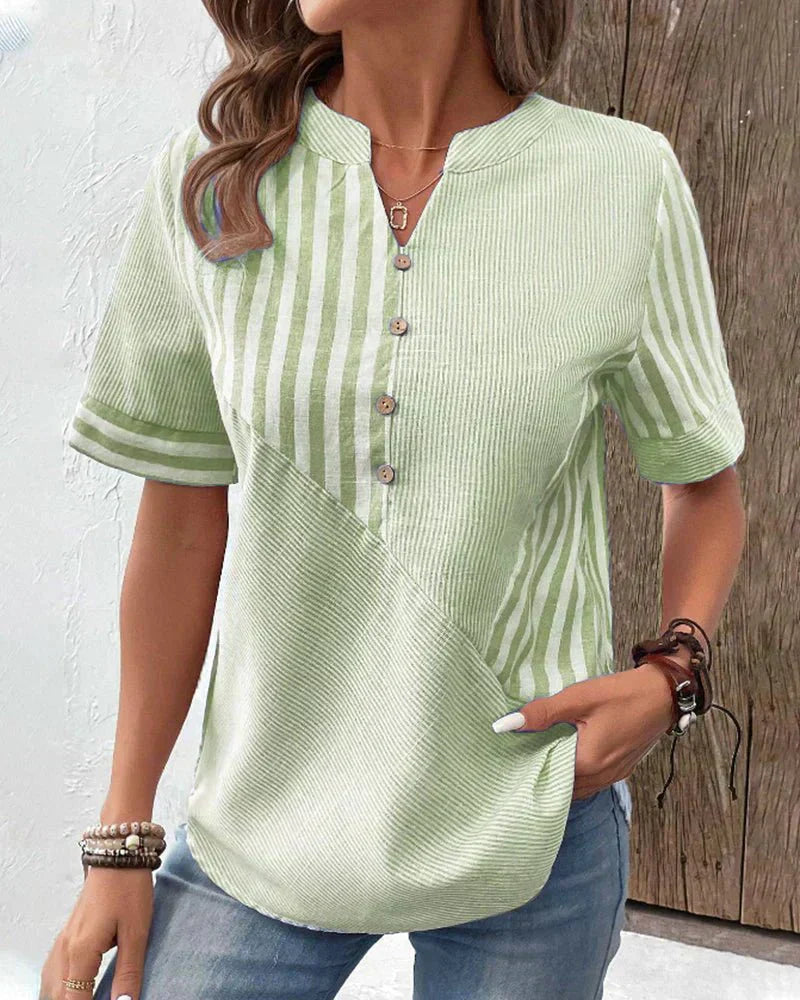 Lila | Douce Blouse Rayée