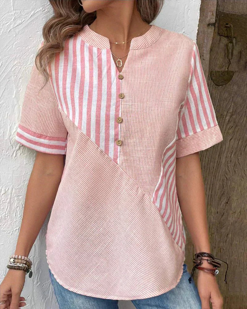 Lila | Douce Blouse Rayée