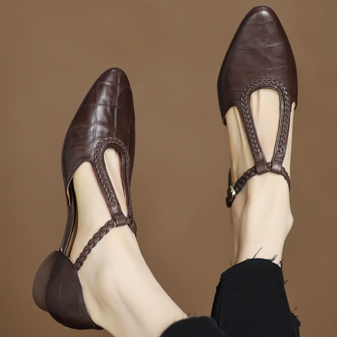 Poppy & Mae | Cuir Mary Janes