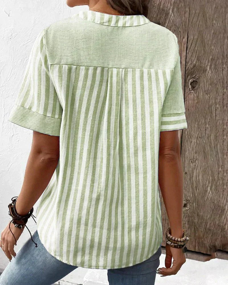 Lila | Douce Blouse Rayée