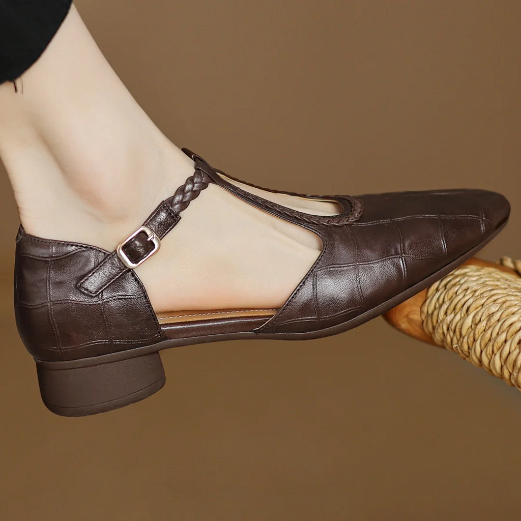 Poppy & Mae | Cuir Mary Janes
