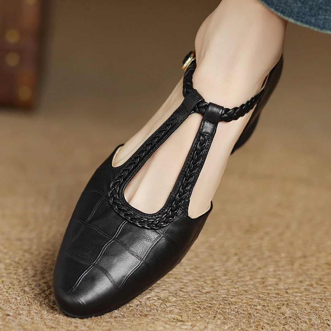 Poppy & Mae | Cuir Mary Janes