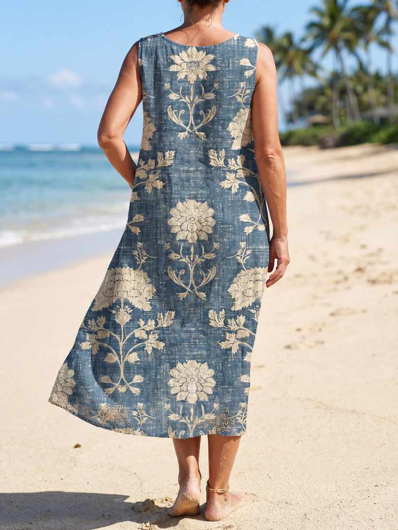Kailo | Shoreline Floral Midi Robe