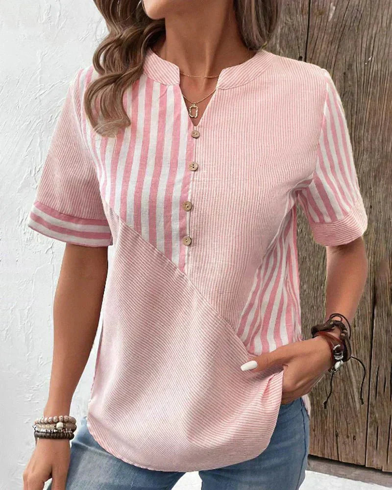 Lila | Douce Blouse Rayée