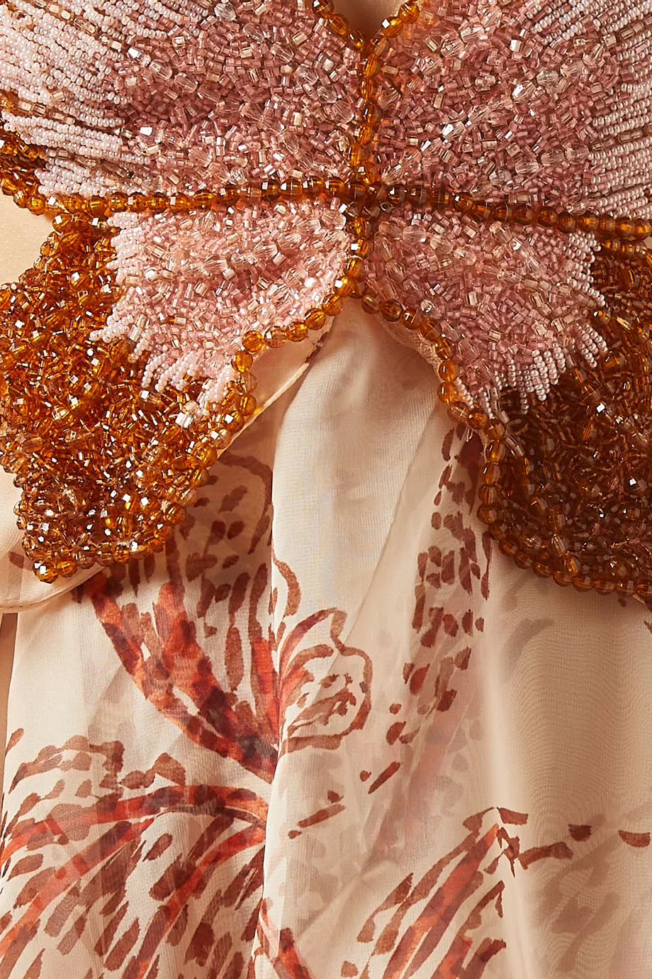 La Scintilla | Signature Maxi Dress with Butterfly Design