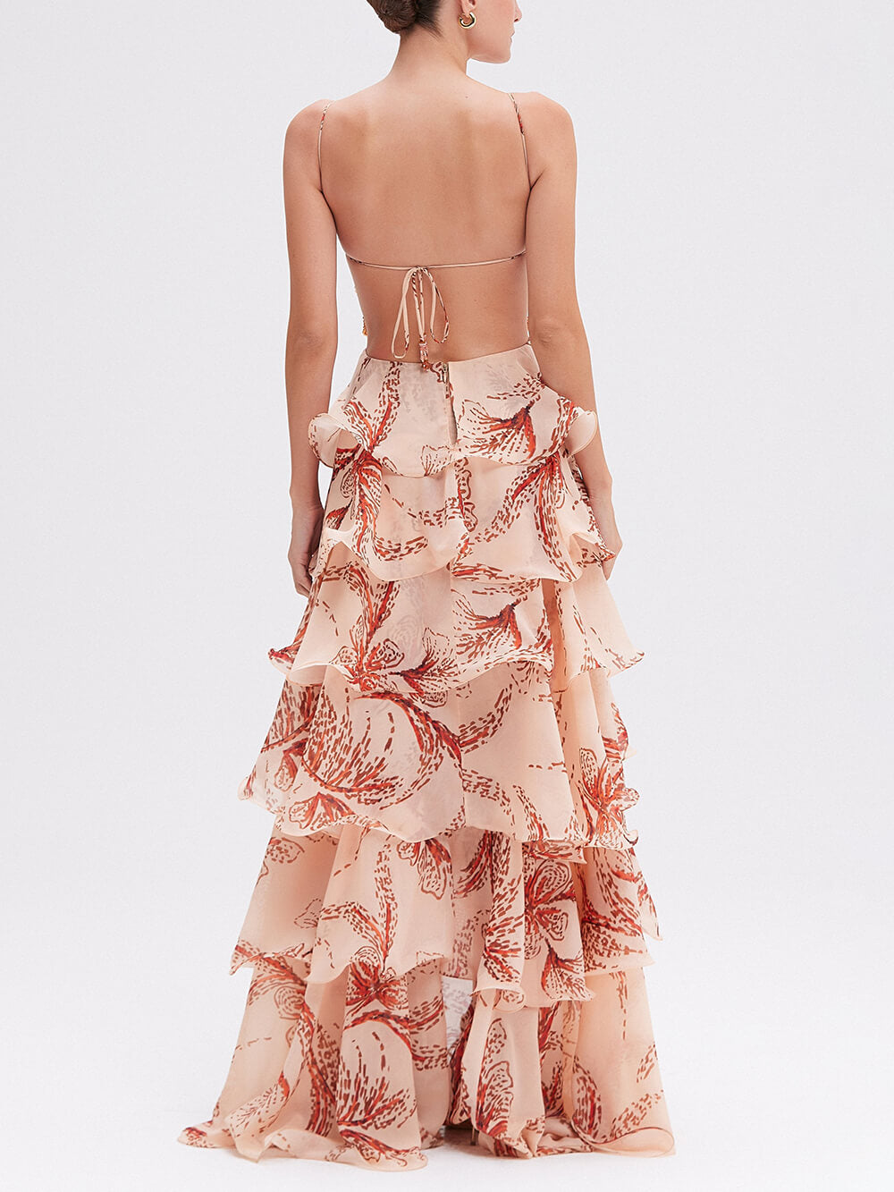 La Scintilla | Signature Maxi Dress with Butterfly Design