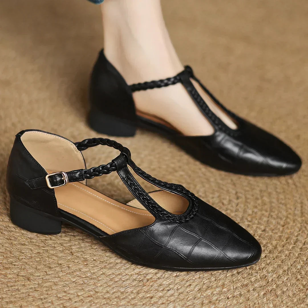 Poppy & Mae | Cuir Mary Janes