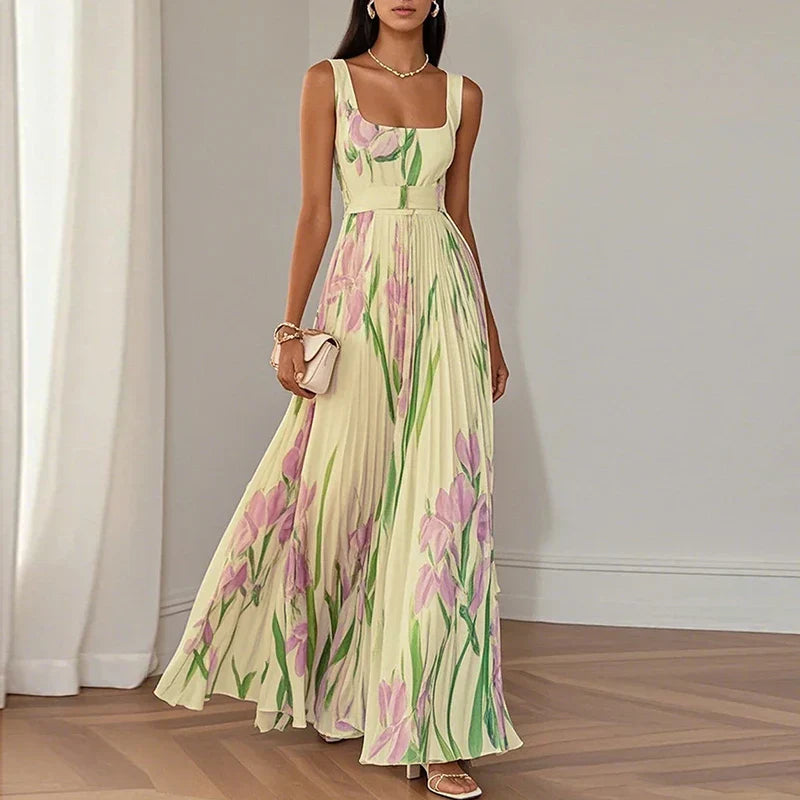 Oriah™ | Floral A-Line Maxi Robe