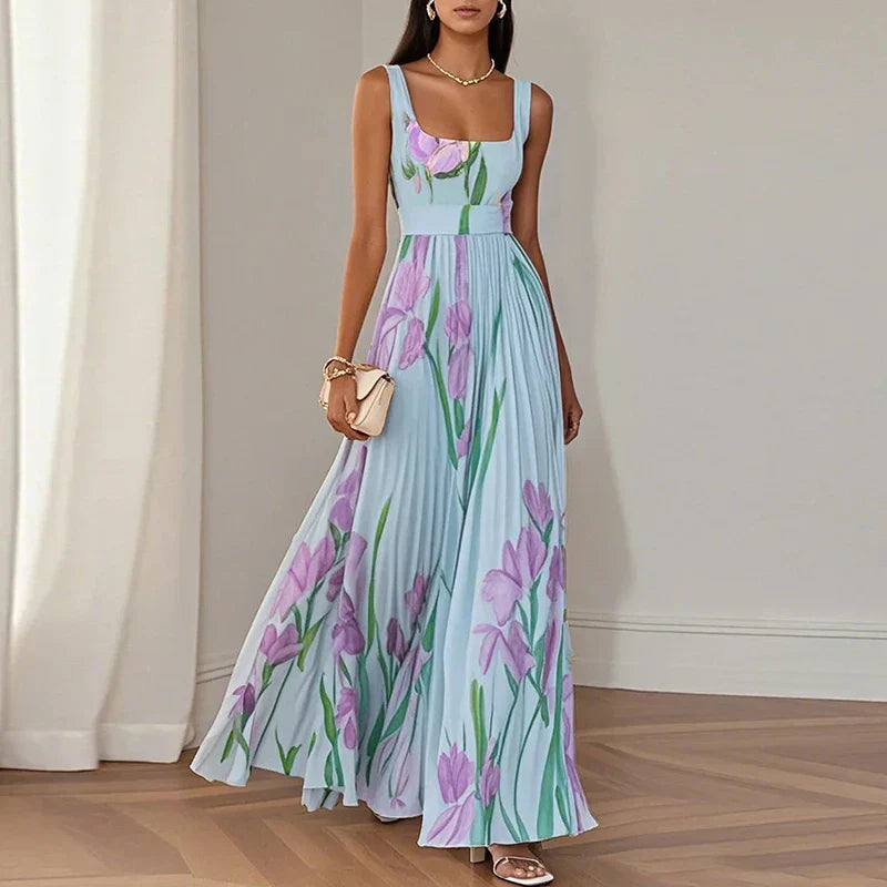 Oriah™ | Floral A-Line Maxi Robe