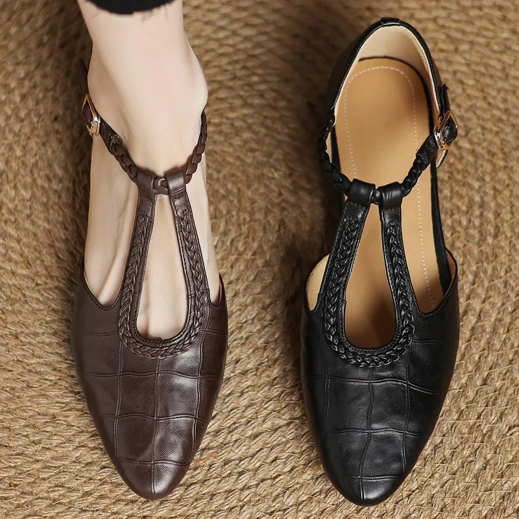 Poppy & Mae | Cuir Mary Janes