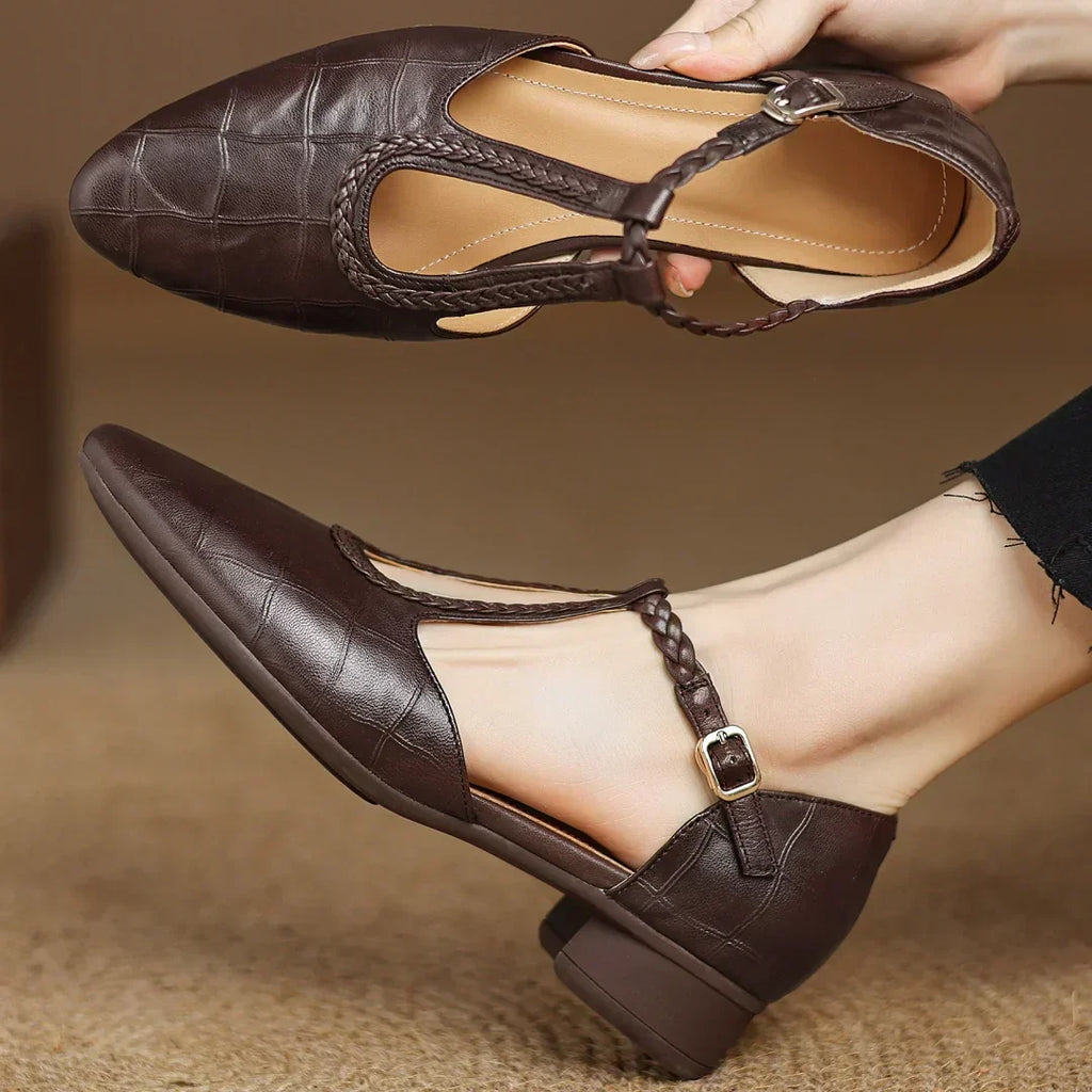 Poppy & Mae | Cuir Mary Janes