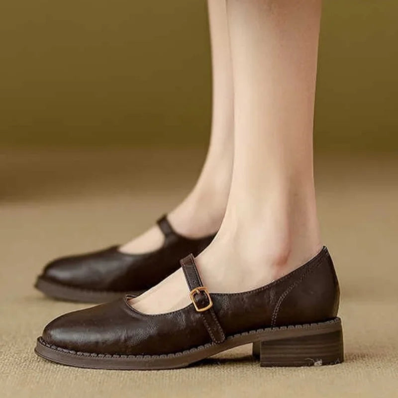 Anne | Classiques Confort en Cuir - Chaussures Mary Jane