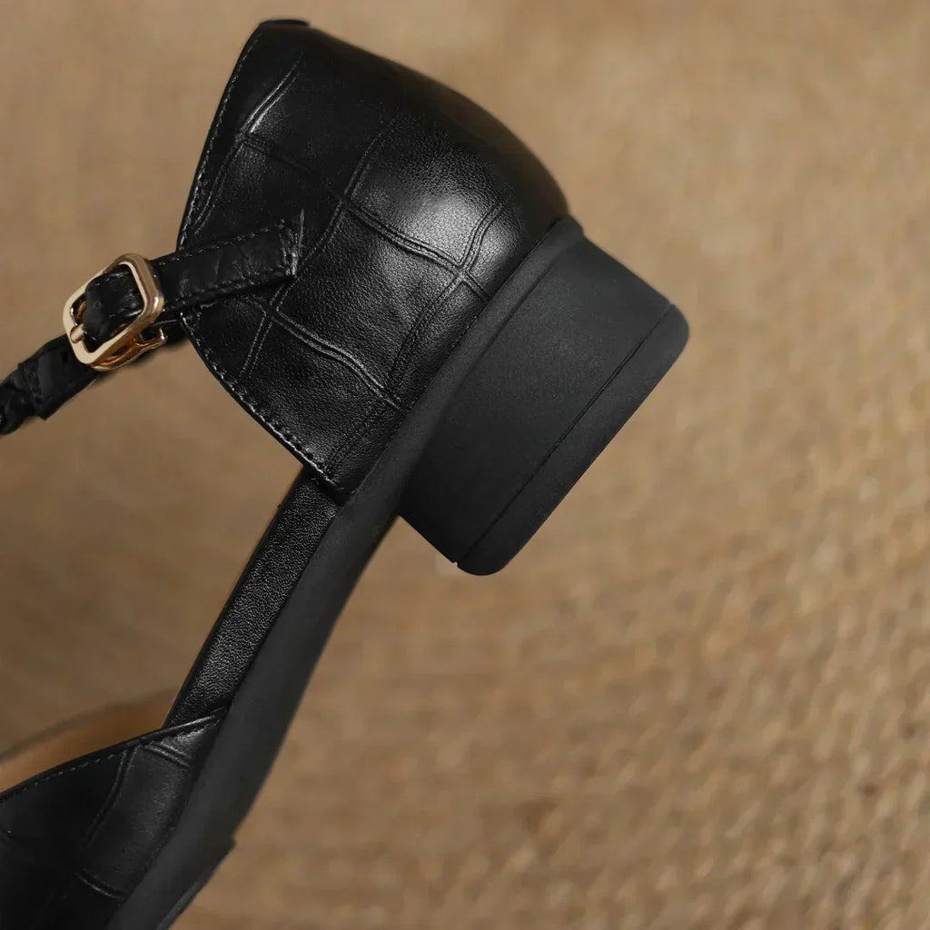 Poppy & Mae | Cuir Mary Janes