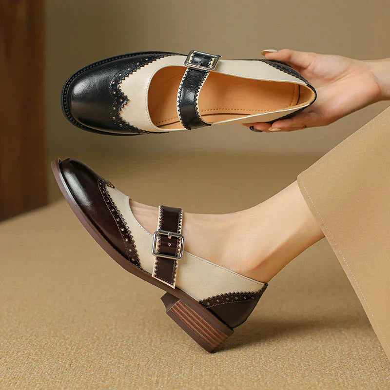 Miana | Cuir Mary Janes