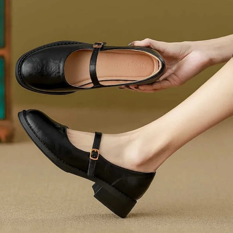 Anne | Classiques Confort en Cuir - Chaussures Mary Jane