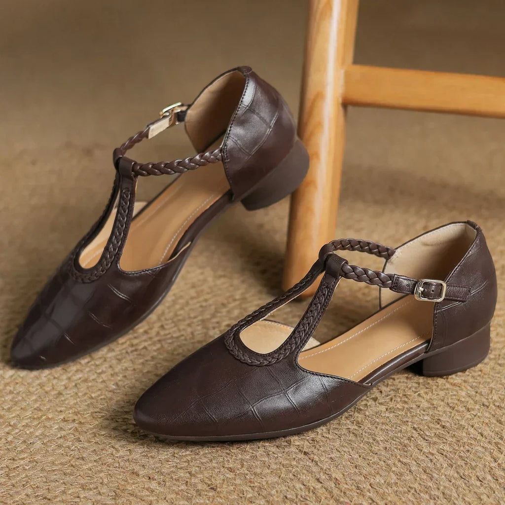 Poppy & Mae | Cuir Mary Janes