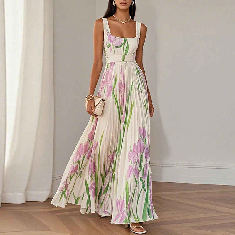 Oriah™ | Floral A-Line Maxi Robe