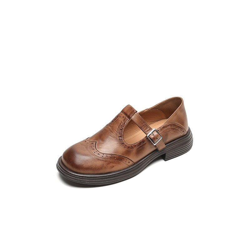 Mattea | Élégantes Chaussures Mary Jane en Cuir