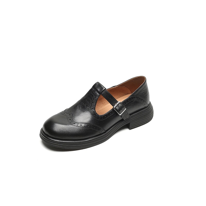 Mattea | Élégantes Chaussures Mary Jane en Cuir