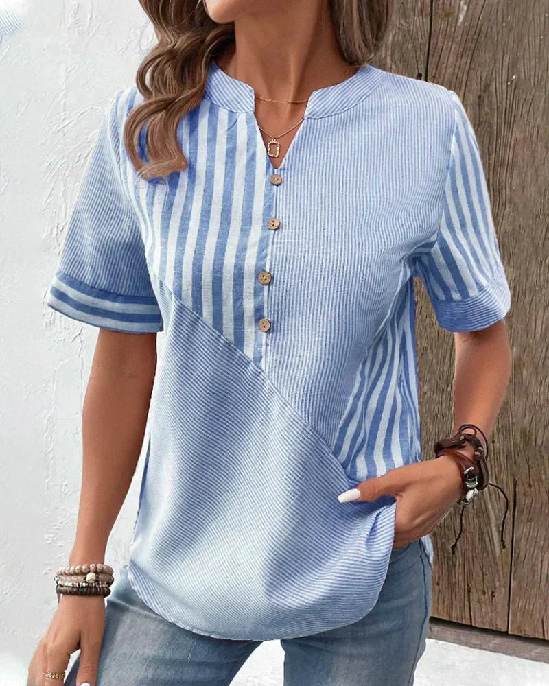 Lila | Douce Blouse Rayée