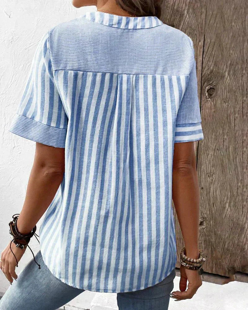 Lila | Douce Blouse Rayée